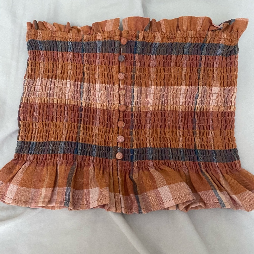 American eagle crop bandeau top